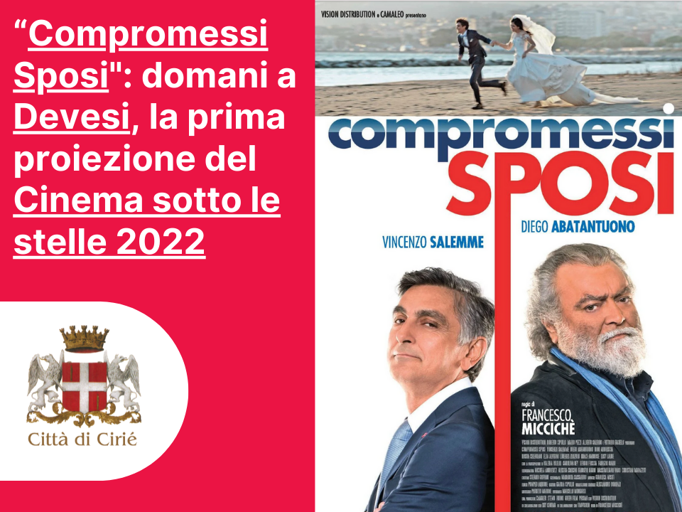 Domani a Devesi, la prima proiezione del "Cinema sotto le stelle 2022"