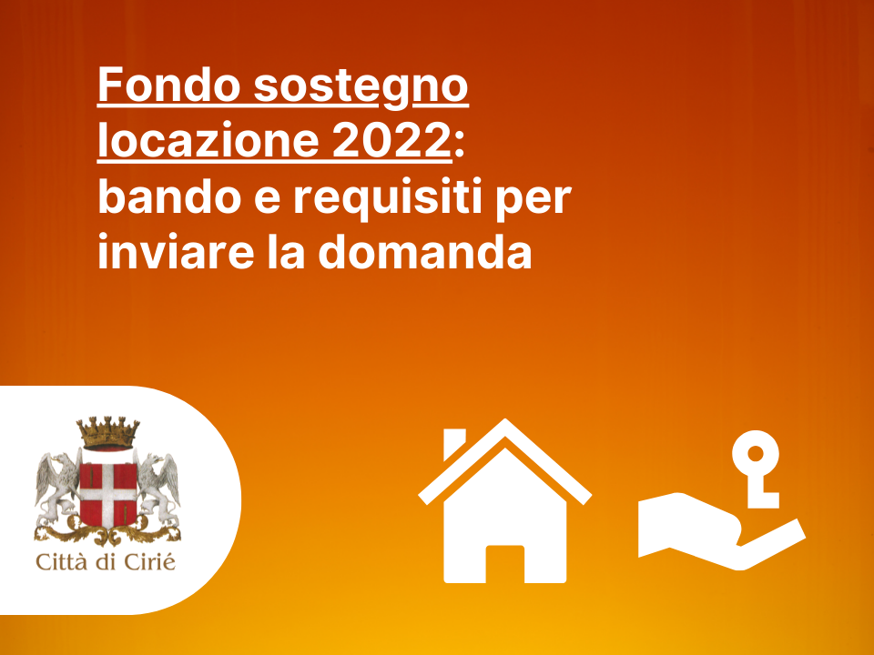  Fondo sostegno locazione 2022: bando e requisiti per inviare la domanda