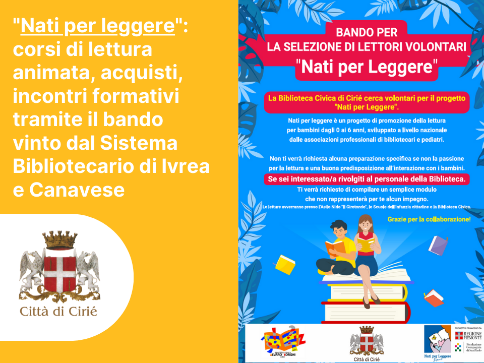 "Nati per leggere": tutte le iniziative 