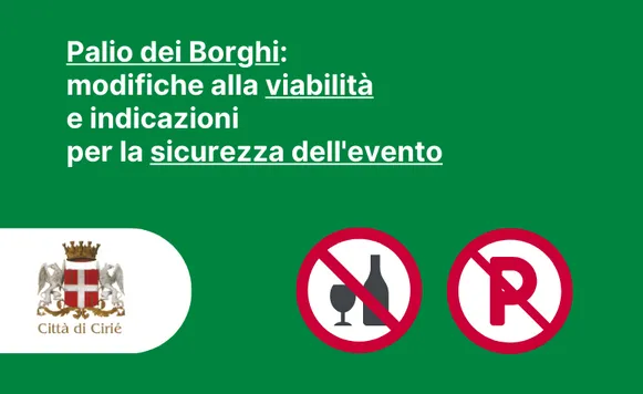 Palio dei Borghi: modifiche alla viabilità e indicazioni per la sicurezza dell'evento