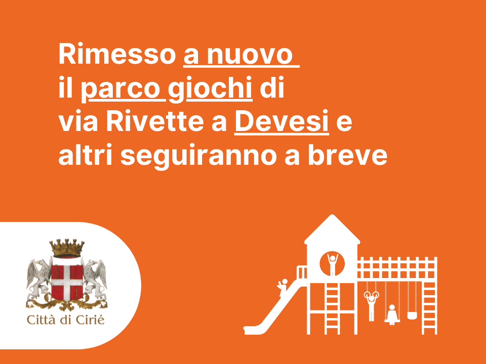 Rimesso a nuovo il parco giochi di via Rivette a Devesi