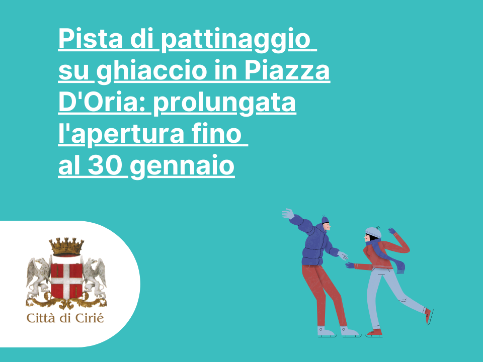 Pista di pattinaggio in Piazza D'Oria: prolungata l'apertura fino al 30 gennaio