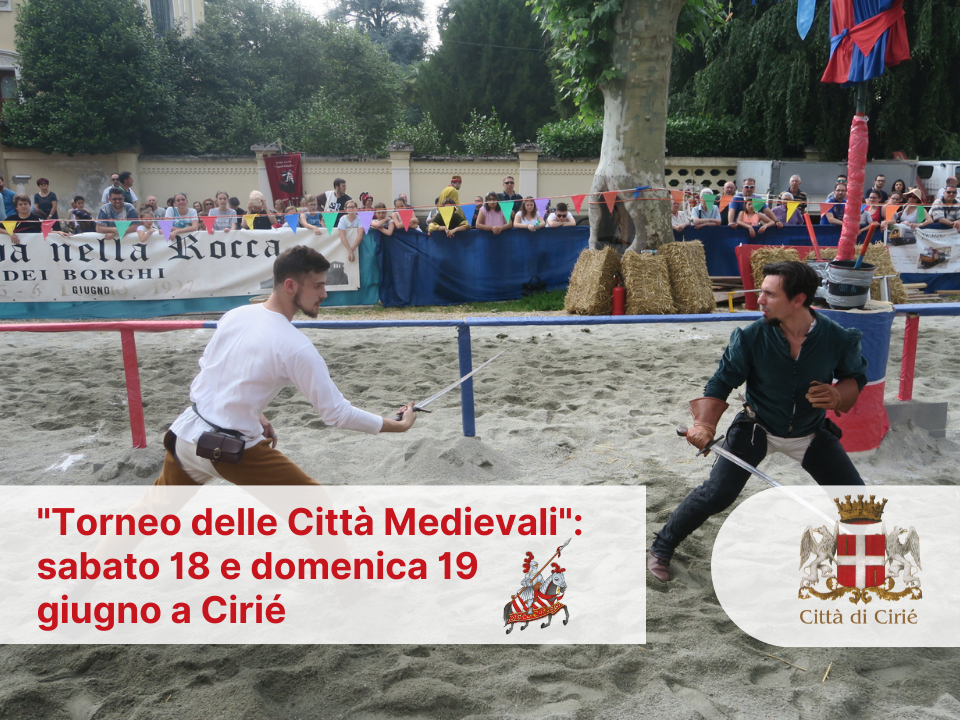 "Torneo delle Città Medioevali": sabato 18 e domenica 19 a Cirié