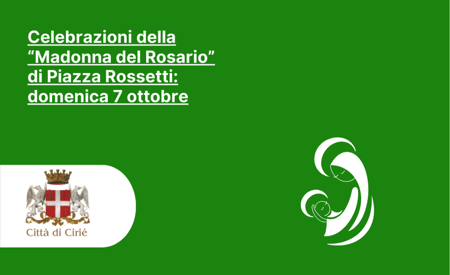 Celebrazioni della “Madonna del Rosario” di Piazza Rossetti: domenica 7 ottobre