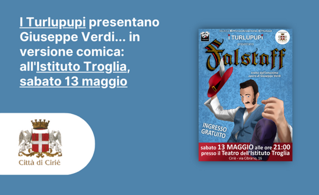 "I Turlupupi" porta in scena Giuseppe Verdi... in versione comica