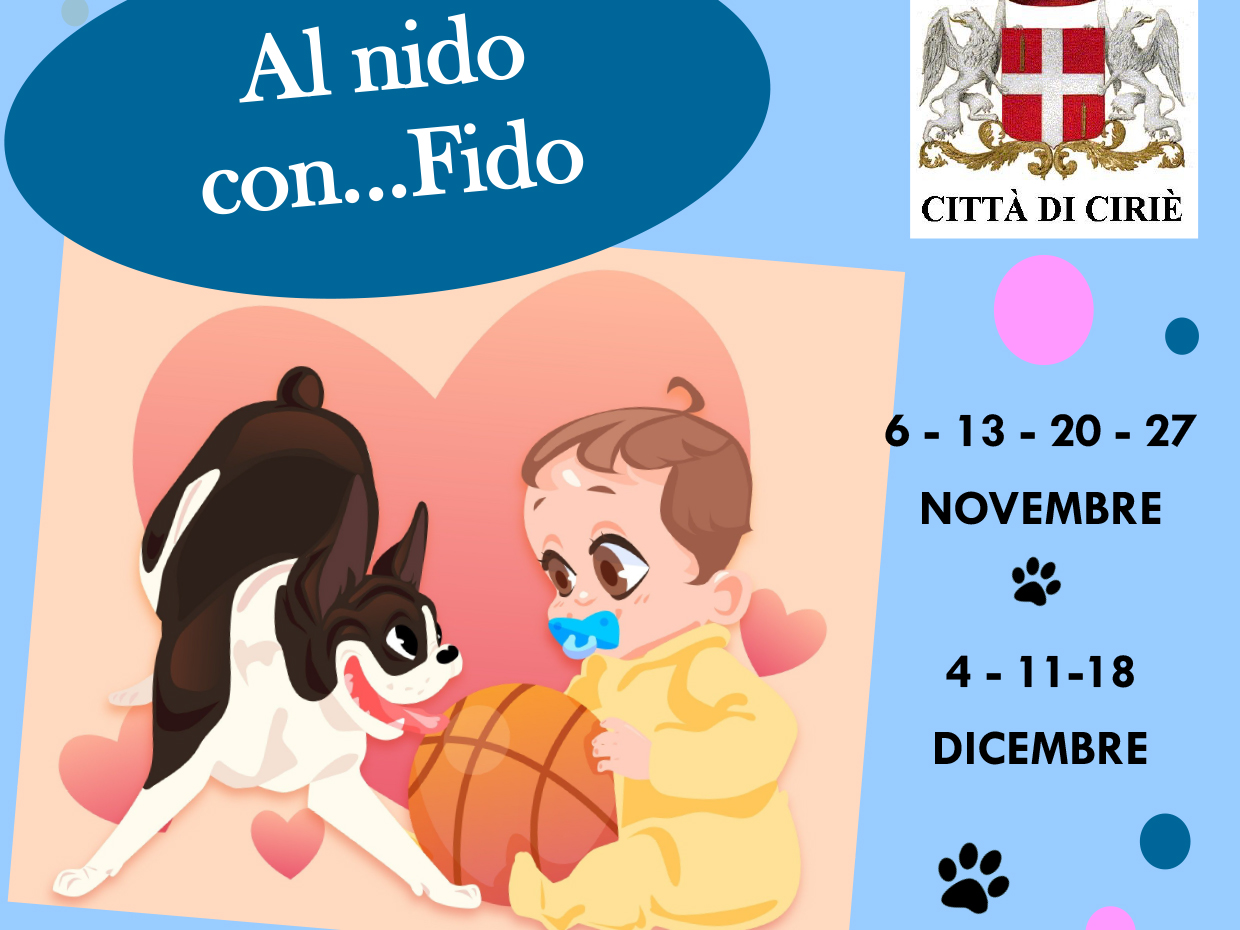 “Al nido con… Fido”: sette incontri di per education all’asilo “Il Girotondo” 