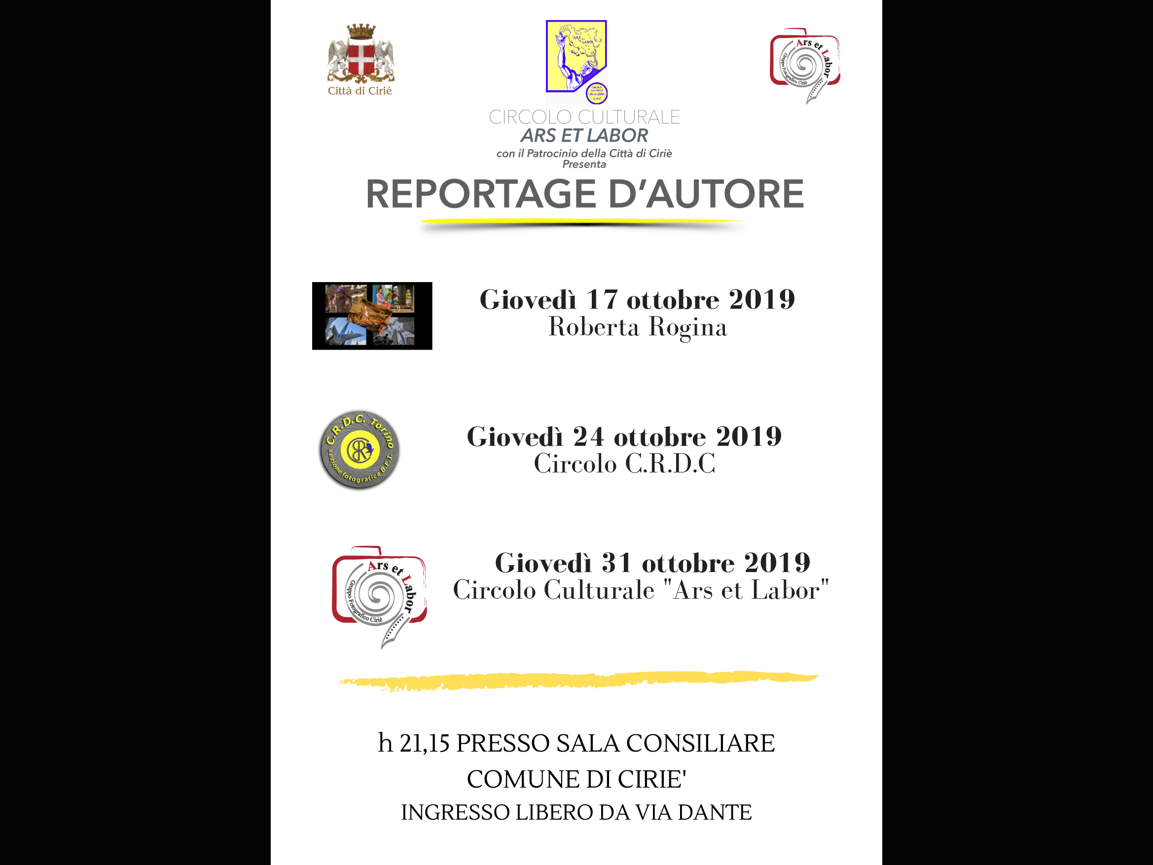 “Reportage d’autore”: questa sera a Palazzo D’Oria con il Gruppo Fotografico Ars et Labor