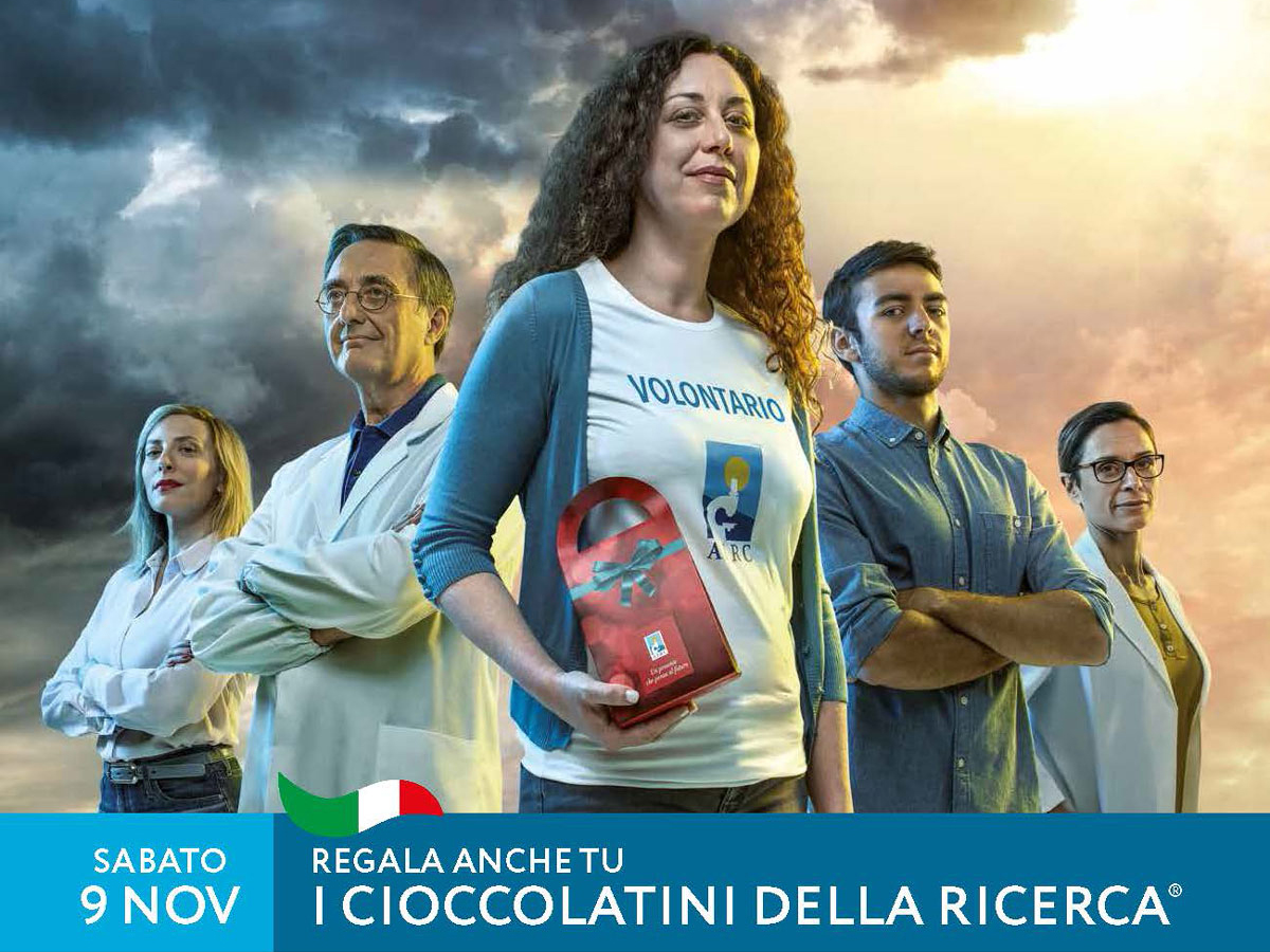 "I cioccolatini della ricerca" AIRC: a Cirié, in Piazza San Giovanni, sabato 9 novembre