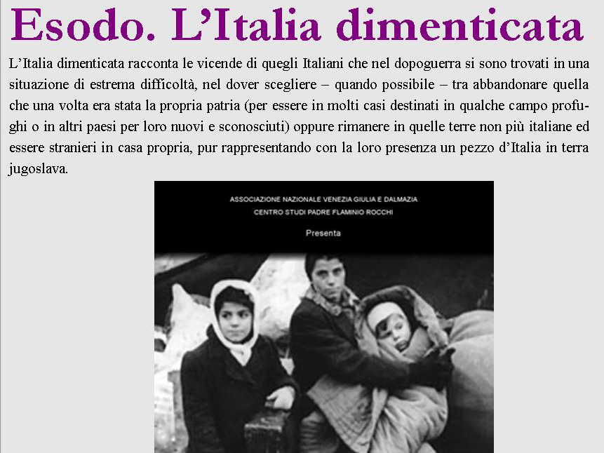 La Città di Cirié celebra il Giorno del Ricordo 2020, in memoria delle vittime delle foibe e di tutte le persecuzioni