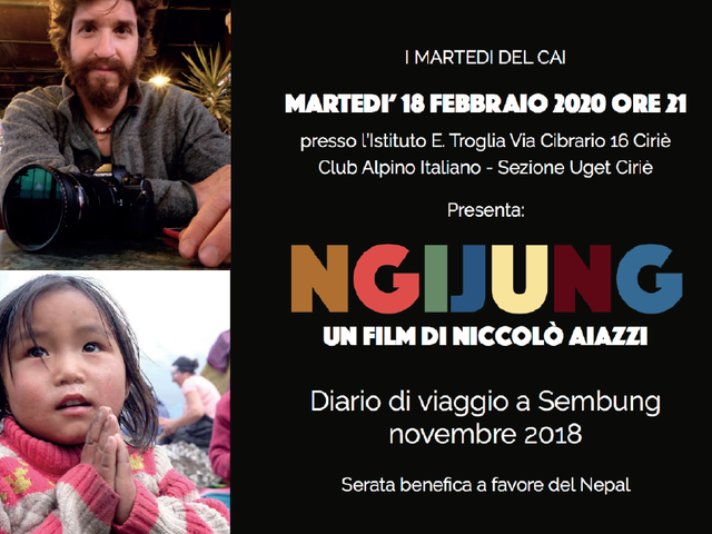 Per il ciclo “I martedì del CAI”, martedì 18/02 proiezione del film di Niccolò Aiazzi