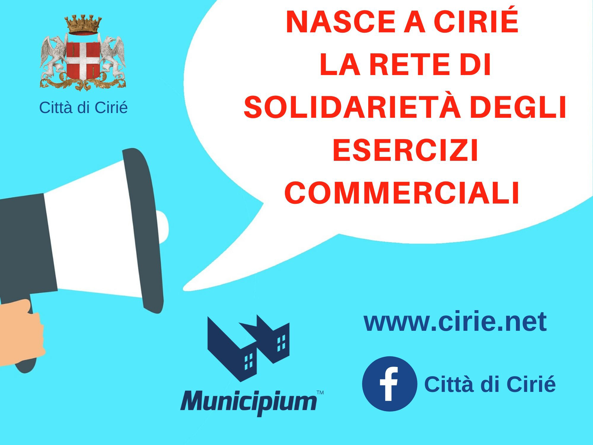 Rete di solidarietà: già in tanti gli esercizi commerciali di Cirié che hanno aderito 