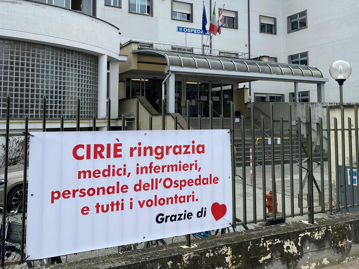 Grazie di cuore a tutto il personale dell'Ospedale di Cirié