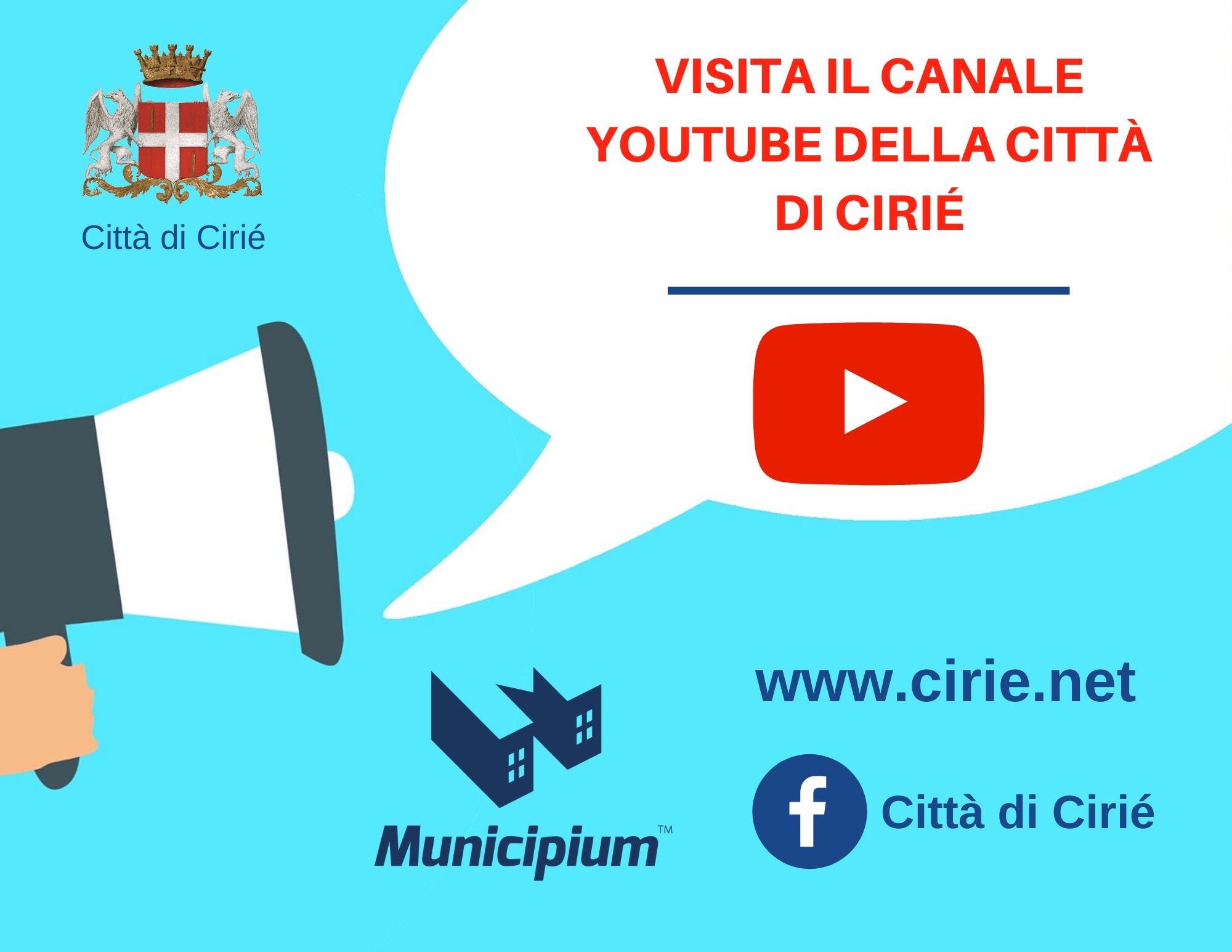 Canale di YouTube della Città di Cirié: on line i video offerti dalle associazioni ciriacesi