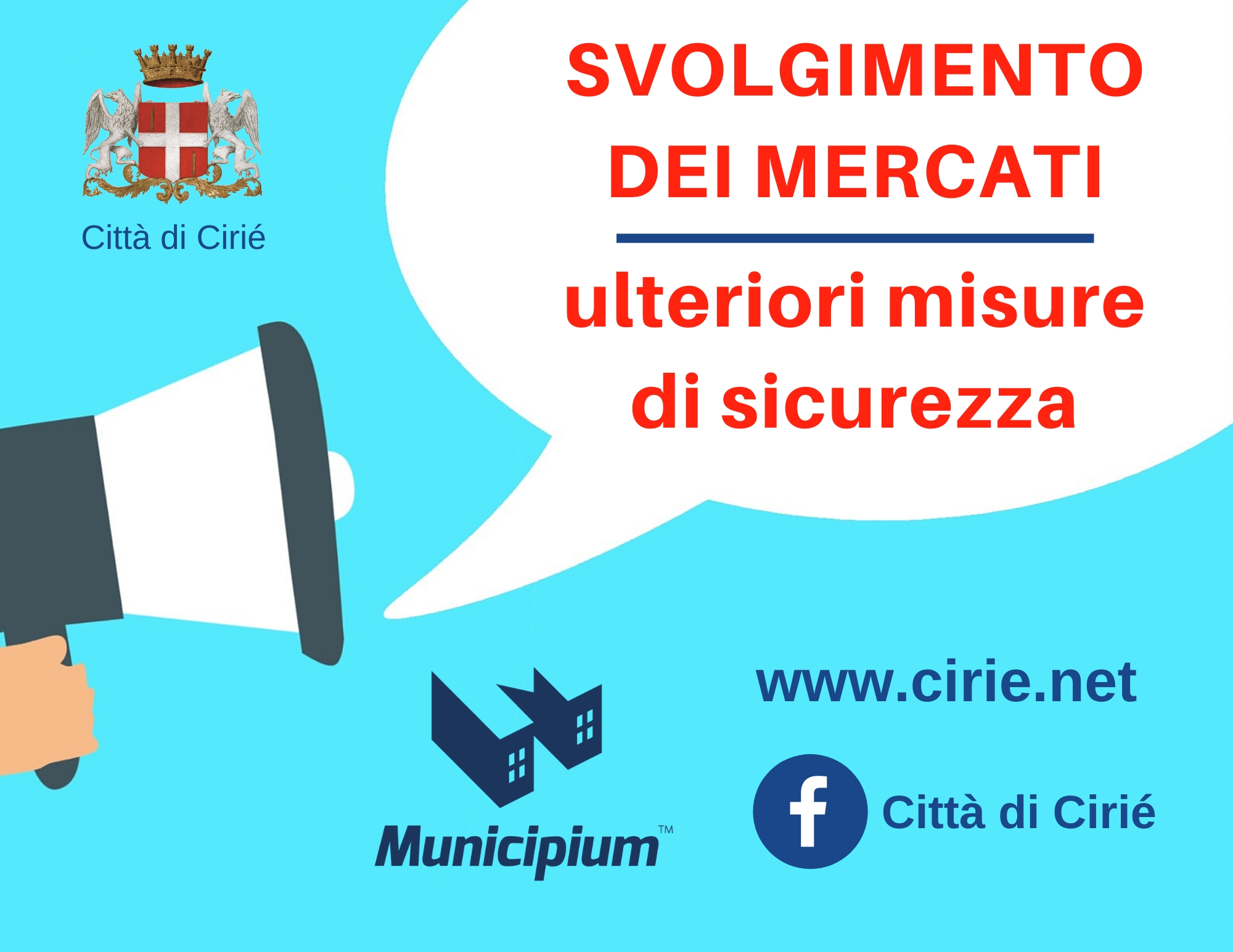 Emergenza coronavirus: svolgimento dei mercati