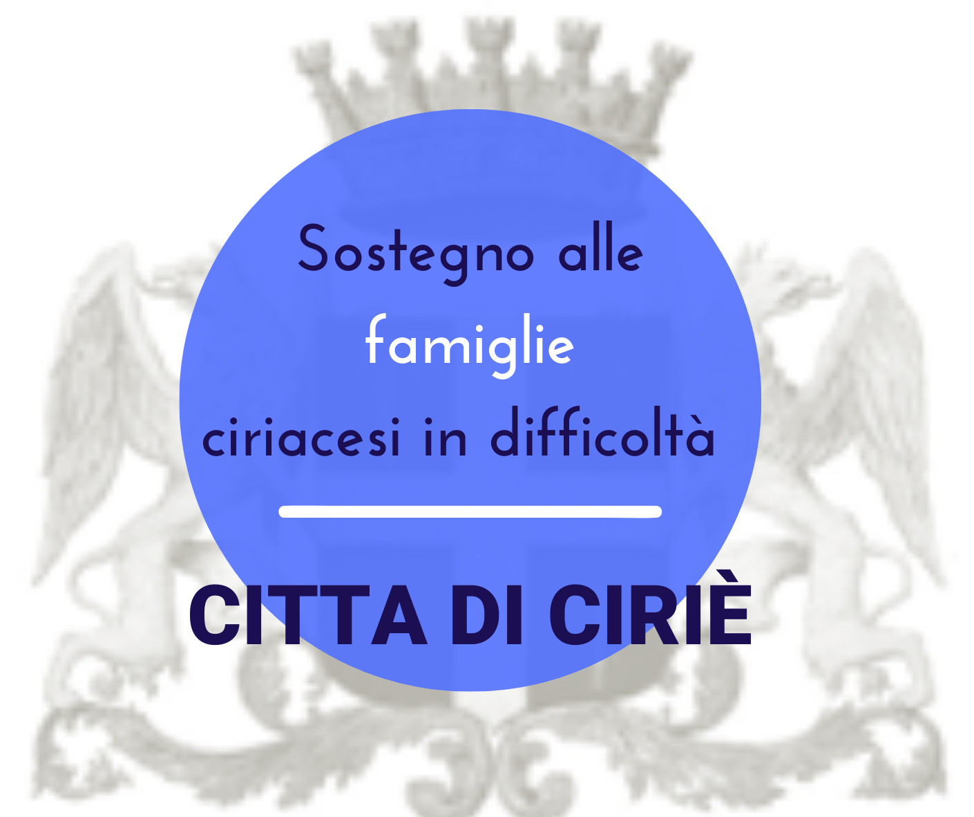 Sostegno alle famiglie ciriacesi in difficoltà: tutti possono contribuire con una donazione
