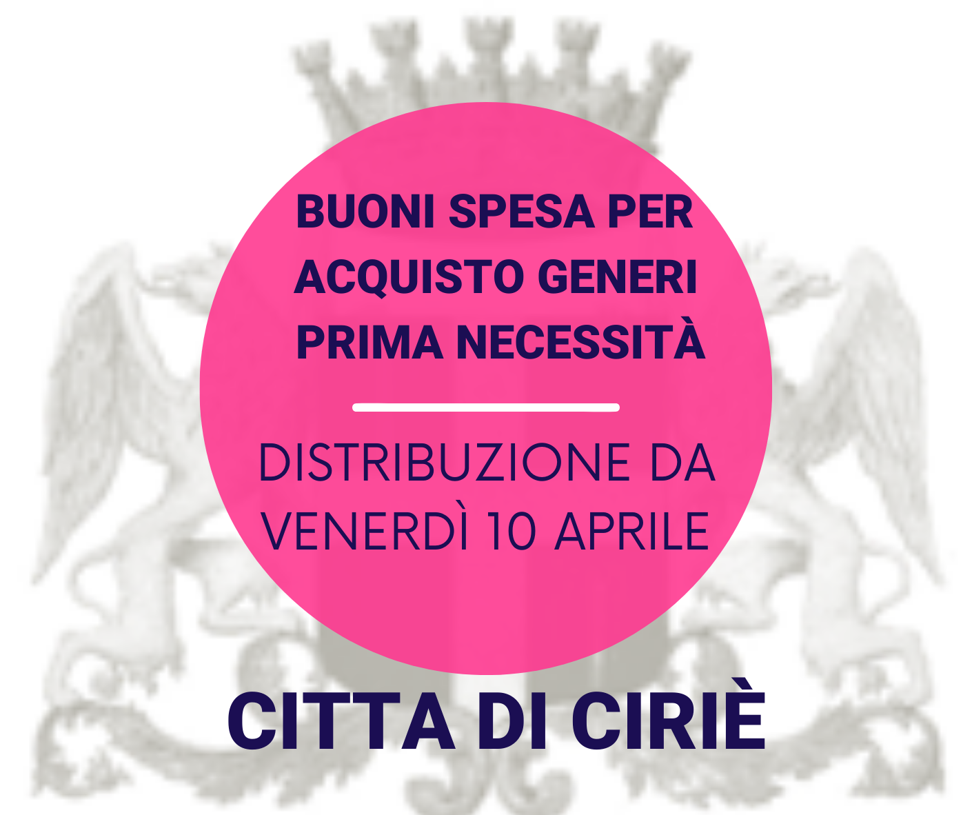Buoni spesa: inizia domani la consegna, presso lo Sportello del Cittadino