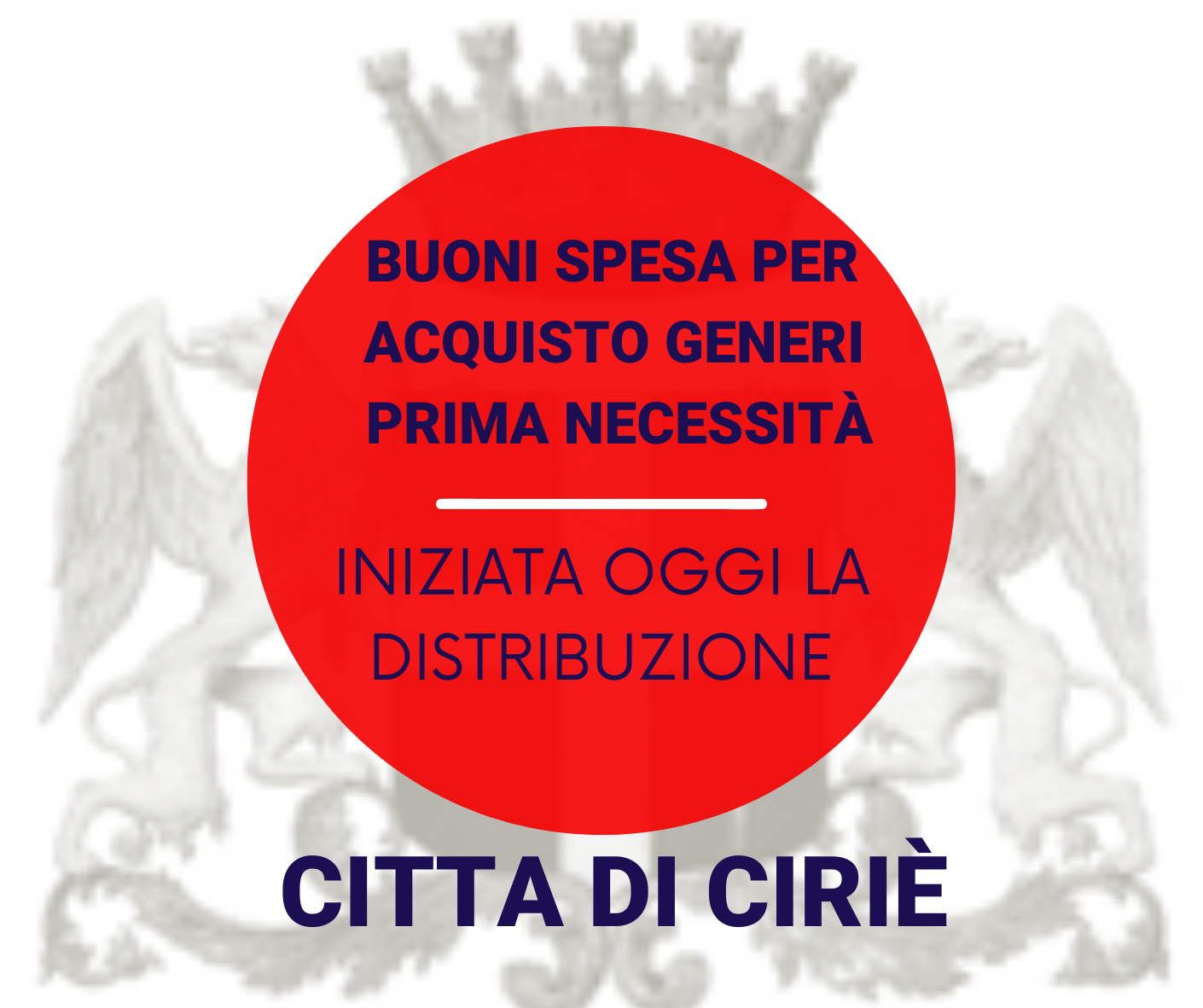 Buoni spesa: iniziata la consegna ai beneficiari, in collaborazione con la Croce Verde di Cirié