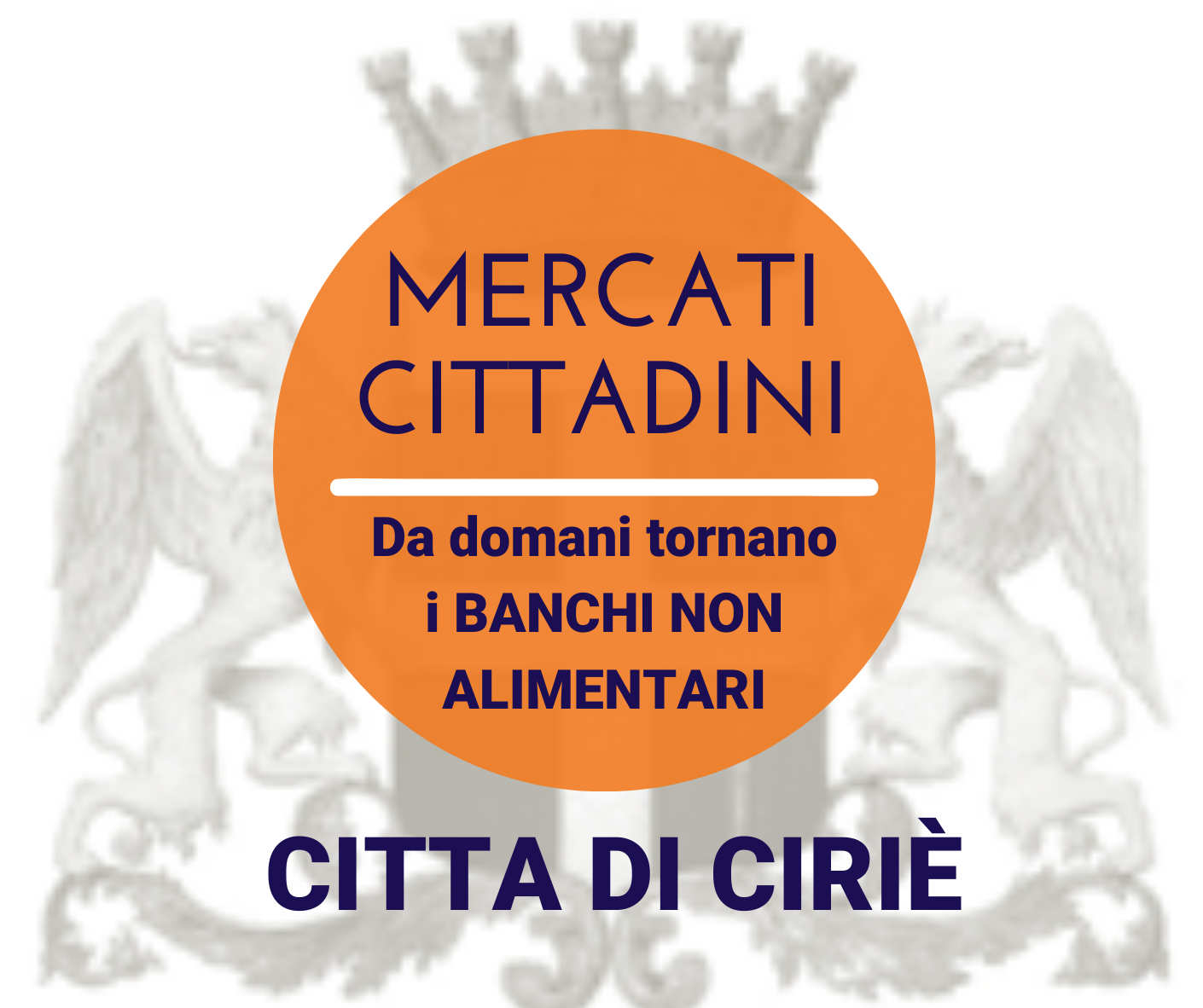 Mercato del venerdì: da domani mercato al completo, tornano i banchi non alimentari