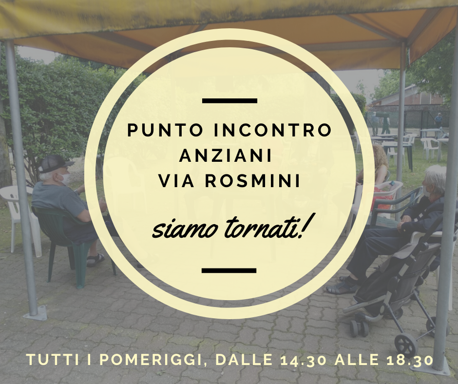 Il Punto Inconto Anziani di via Rosmini riapre i battenti