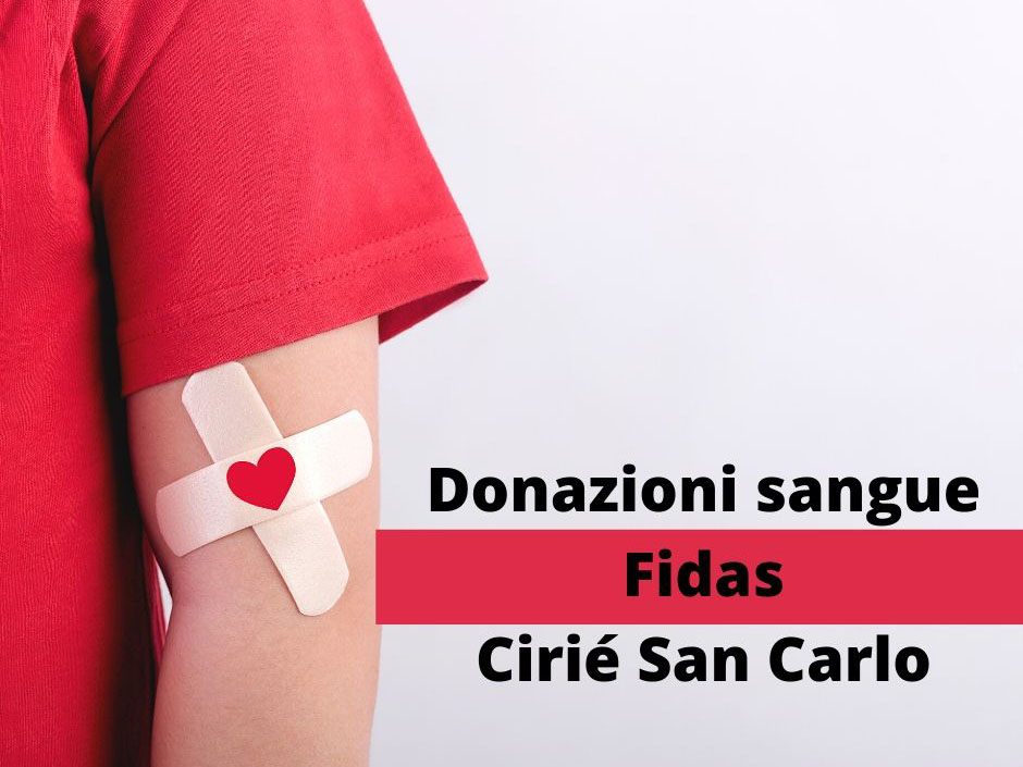 Fidas Cirié San Carlo: prossime donazioni
