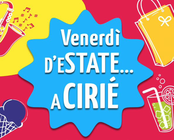 “Venerdì d’eSTATE a Cirié”: questa sera, in centro città