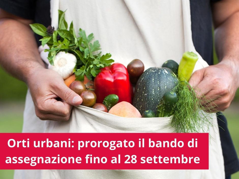 Nuovamente in pubblicazione il bando per gli orti urbani: domande entro il 28 settembre 2020 