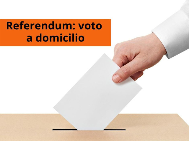 Referendum del 20 e 21 settembre 2020: indicazioni per il voto a domicilio