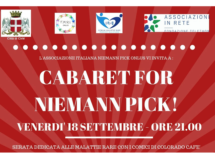 Venerdì 18 settembre: serata dedicata alle malattie rare con i comici di Colorado Café