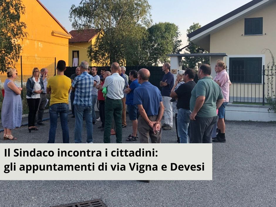 Via Vigna - Devesi: il Sindaco incontra i cittadini 