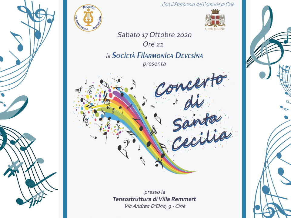 Santa Cecilia: appuntamento in musica con la Società Filarmonica Devesina