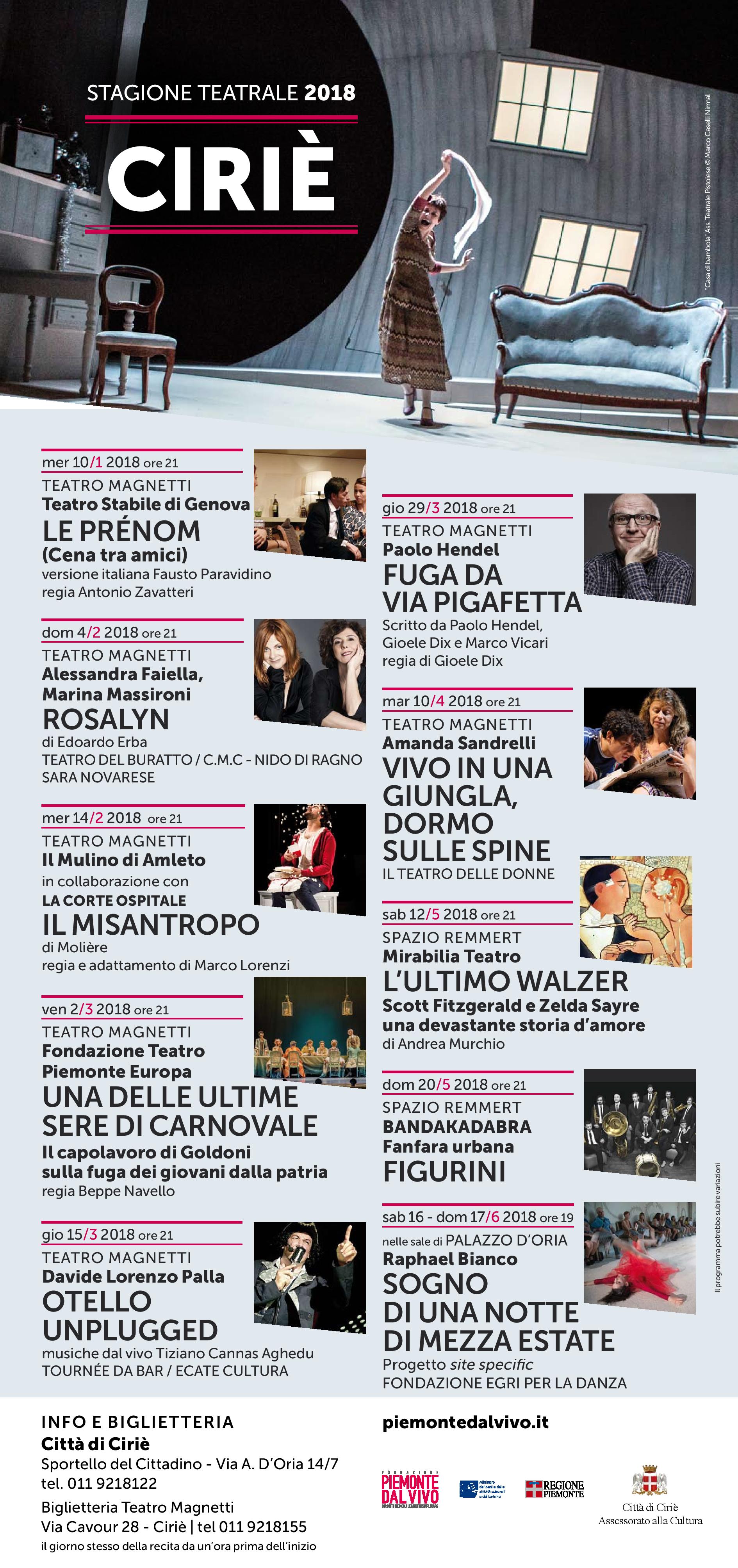 Venerdì 2 marzo, "Una delle ultime sere di Carnovale" al Magnetti