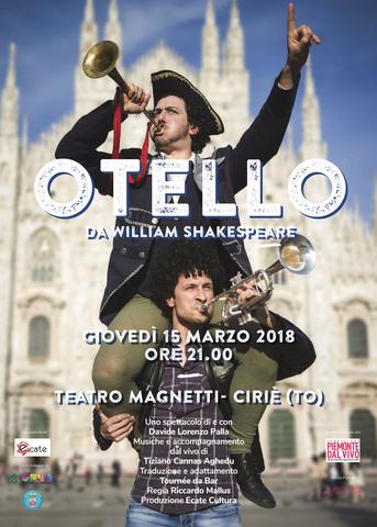 Giovedì 15 marzo, Otello Unplugged al Teatro Magnetti