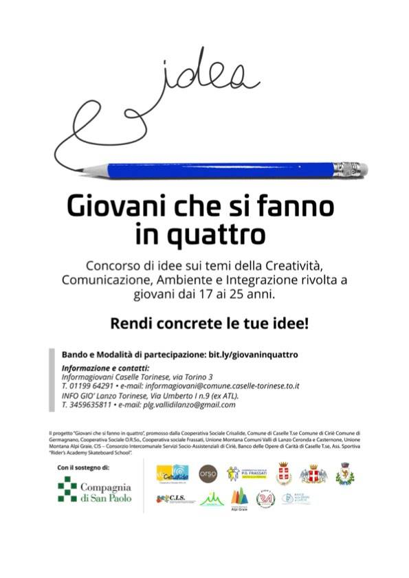 “Giovani che si fanno in quattro”: candidature aperte fino al 16 luglio.