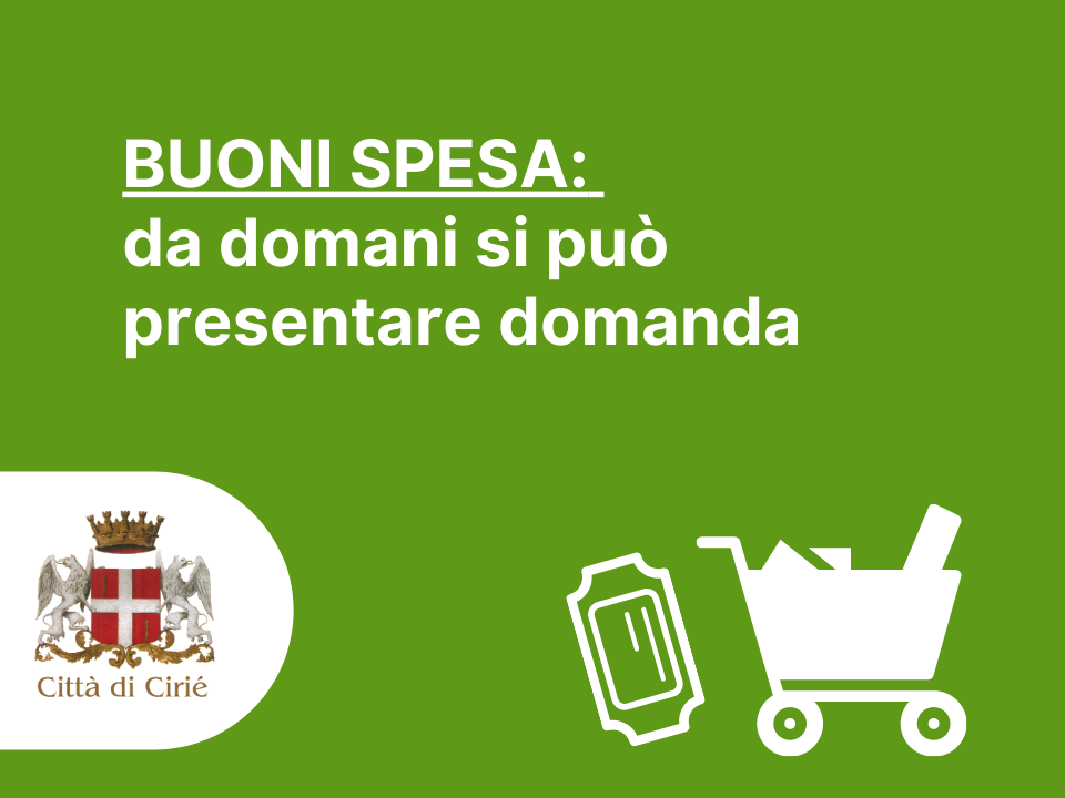 Sostegni per le famiglie in stato di disagio economico: da domani si può presentare domanda per i "buoni spesa" 