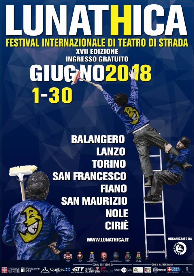 Lunathica: da giovedì 28 a sabato 30 giugno 2018 a Cirié