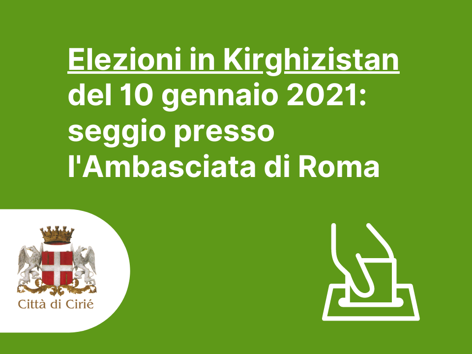 Elezioni in Kirghizistan del 10 gennaio 2021