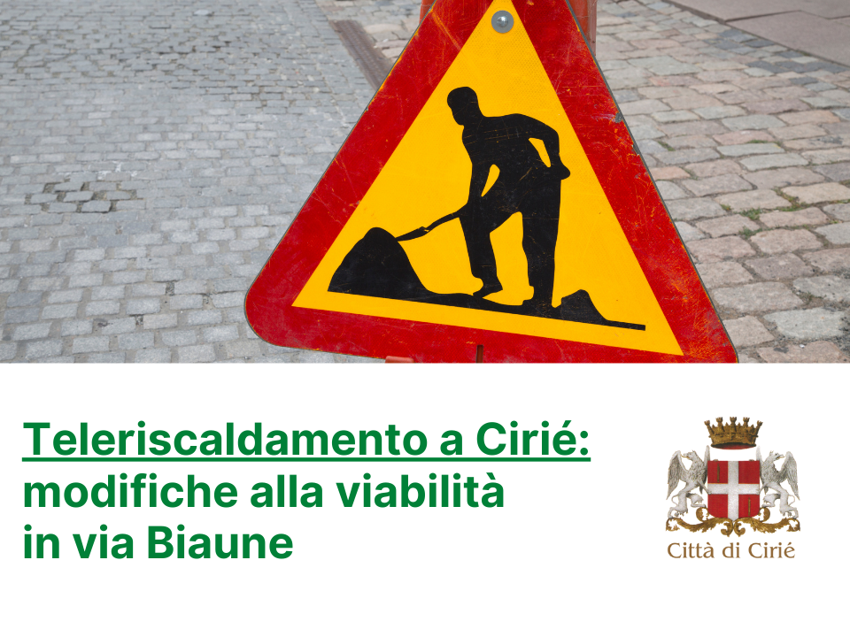 Teleriscaldamento: modifiche alla viabilità in via Biaune