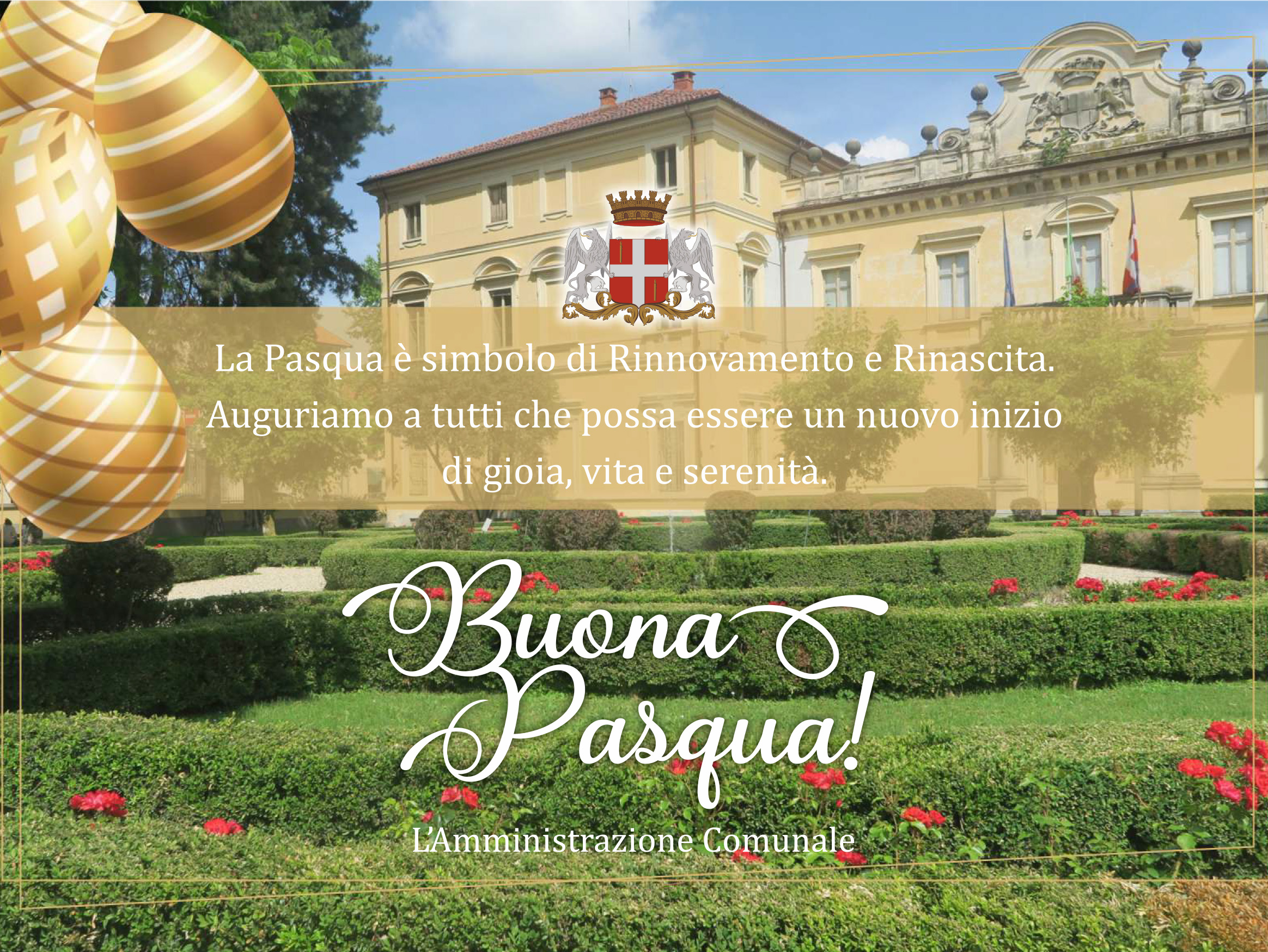 Tanti auguri di buona Pasqua!
