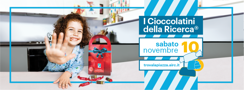 "I cioccolatini della ricerca" AIRC: a Cirié il 10 e l'11 novembre