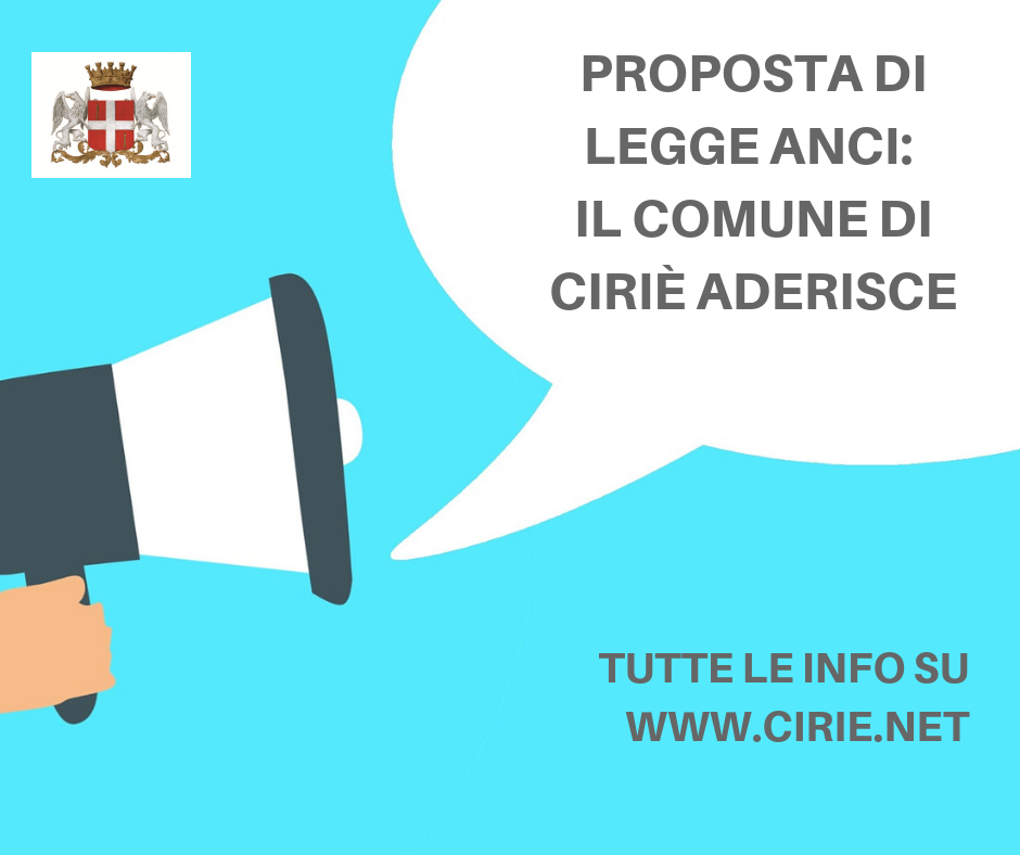 Educazione alla cittadinanza nelle scuole: il Comune di Cirié aderisce alla proposta Anci