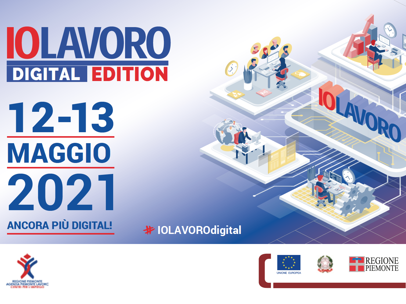 “Io lavoro”: la job fair torna in versione digitale il 12 e 13 maggio 2021 