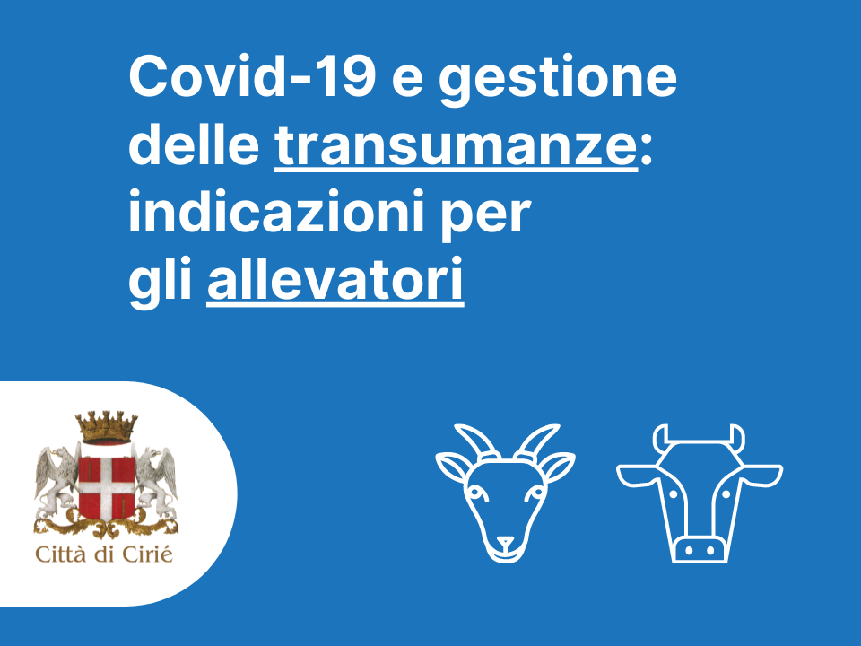 Covid-19 e gestione delle transumanze: indicazioni per gli allevatori