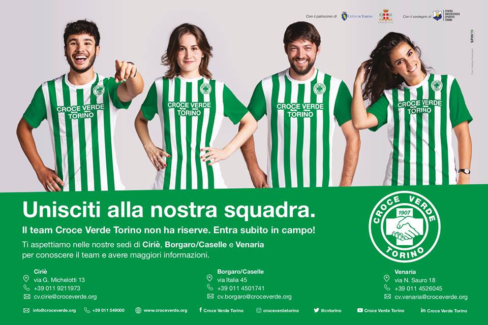 Croce Verde Cirié: si cercano nuovi volontari