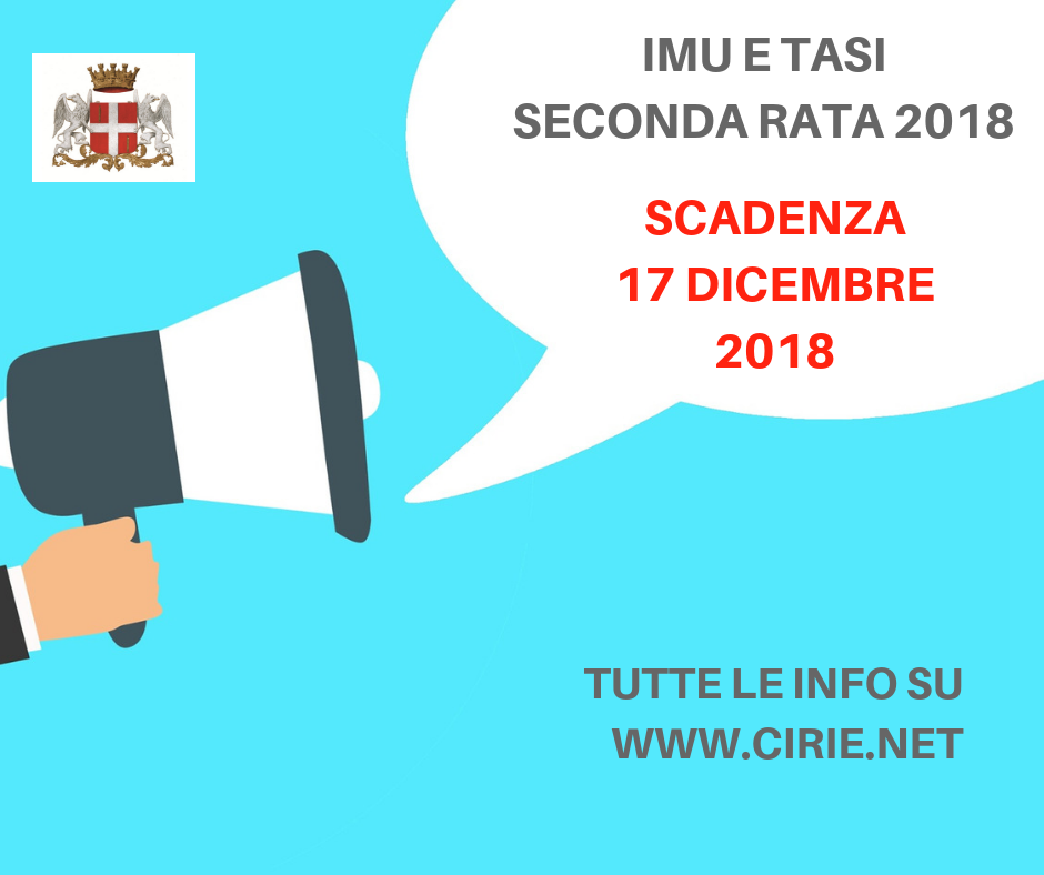 IMU e TASI: il 17 dicembre scadono i termini per il pagamento della seconda rata 2018