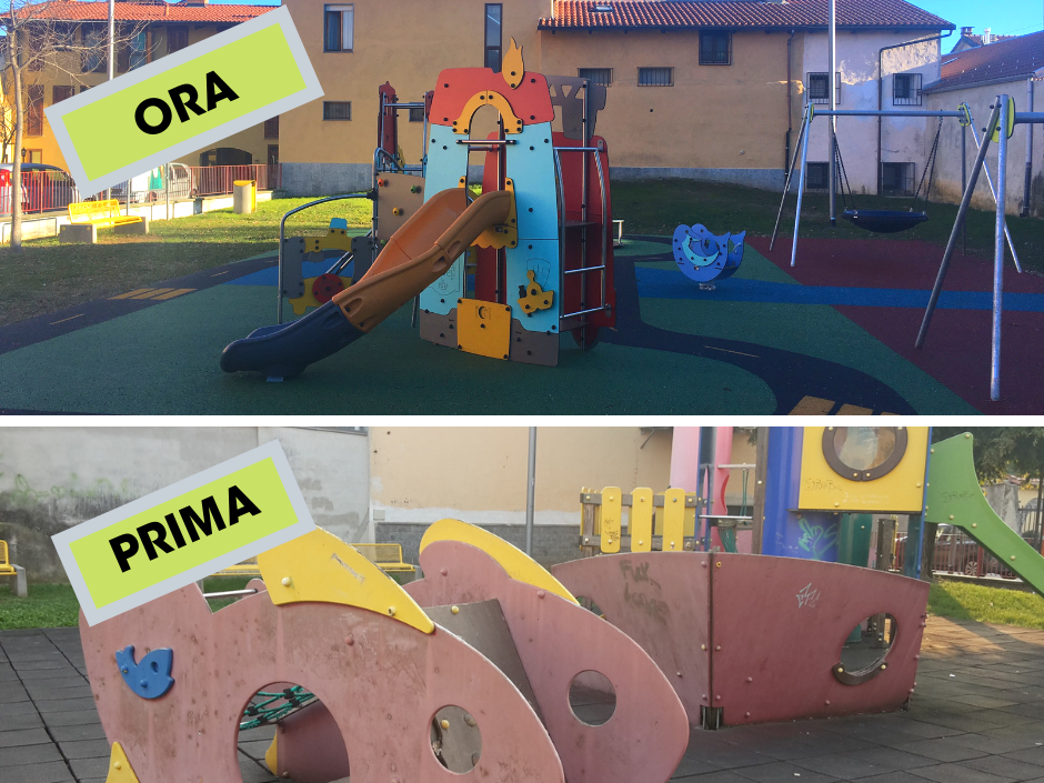 Via Braccini: inaugurato il nuovo parco giochi