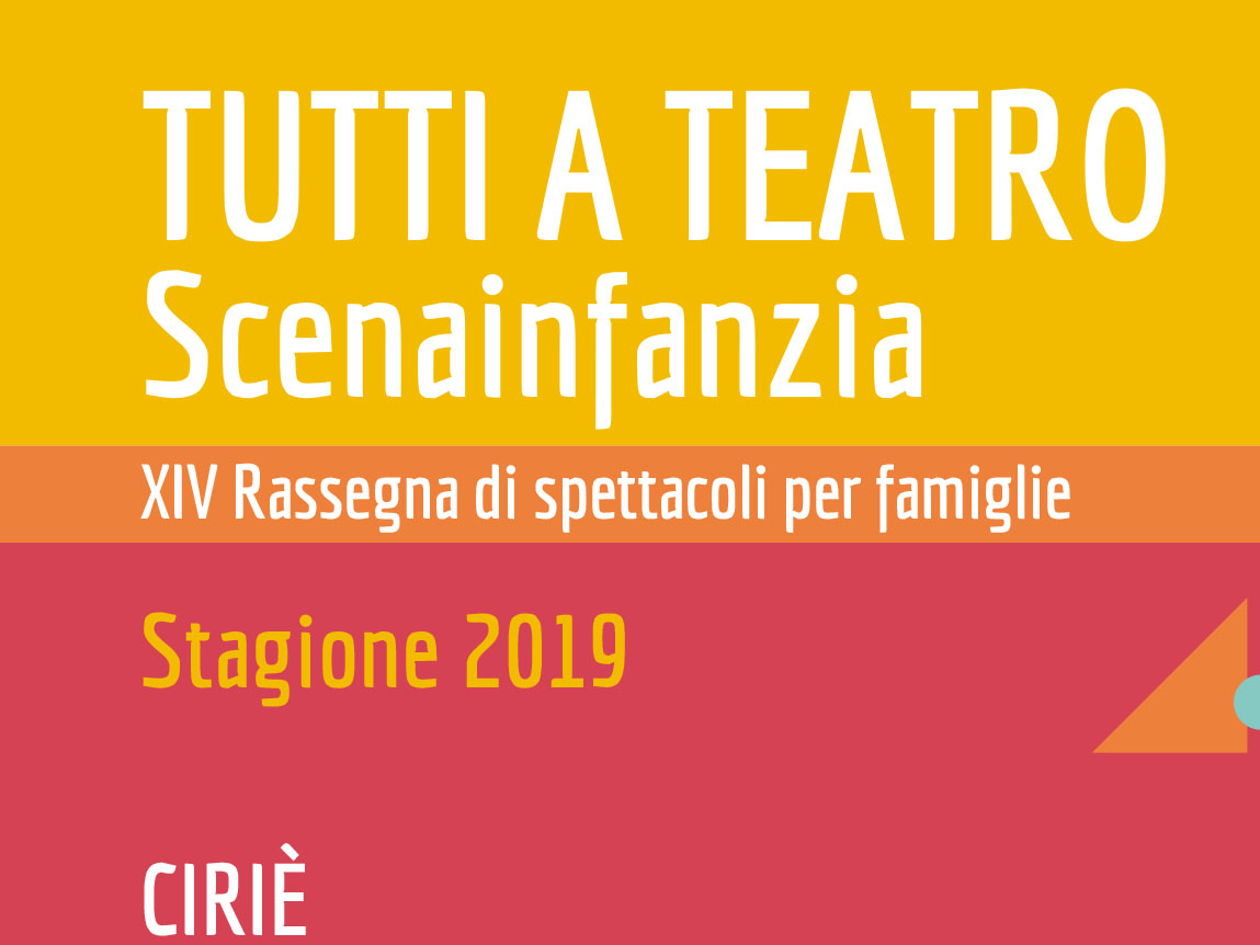 "Tutti a teatro": inizia il 19/1 la rassegna teatrale per famiglie