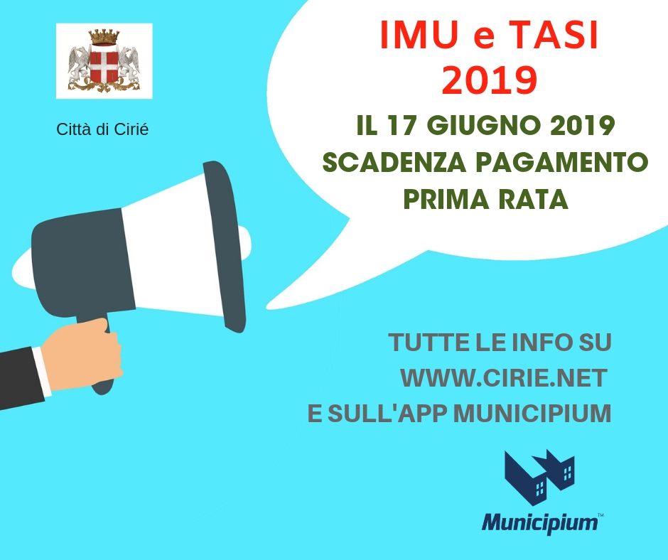 TASI e IMU: il 17 giugno scadono i termini di pagamento della prima rata