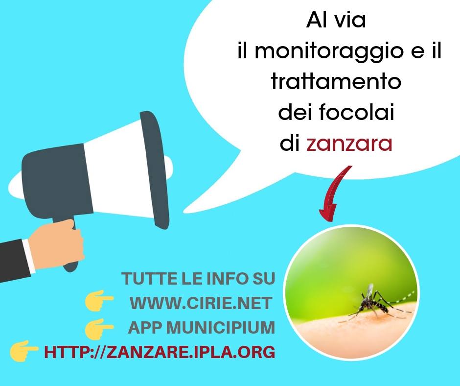 Lotta alle zanzare: al via il trattamento focolai 