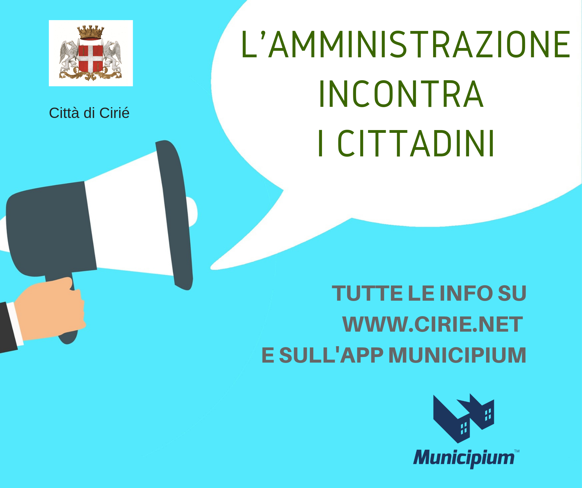 L’Amministrazione incontra i cittadini venerdì 14 e sabato 15 giugno