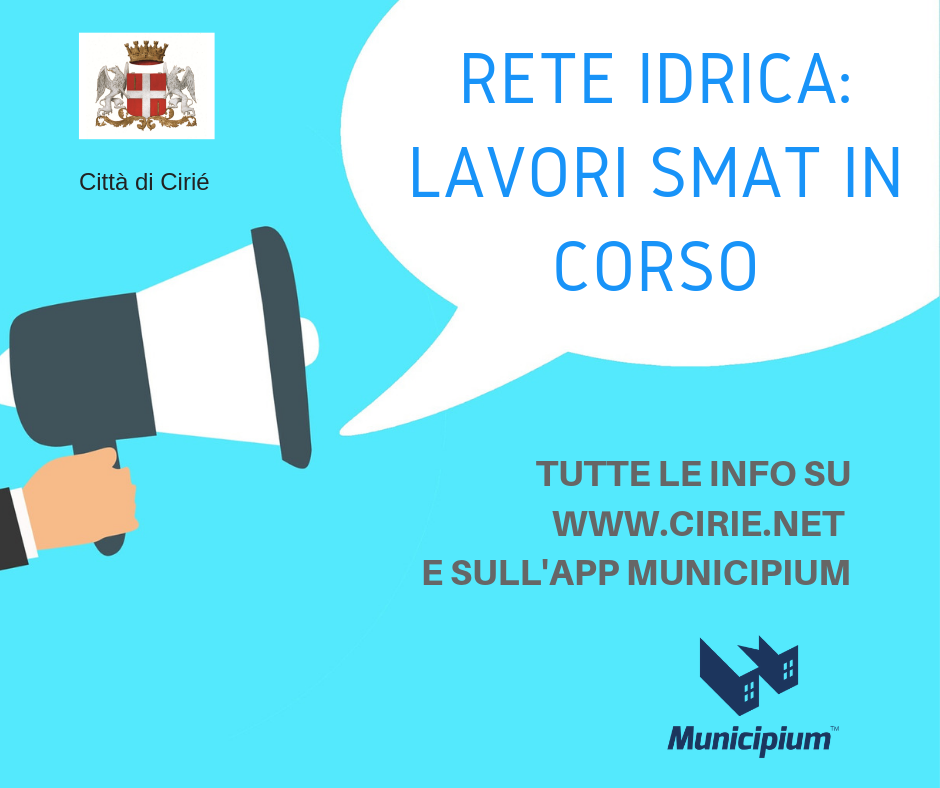 Rete idrica cittadina: lavori SMAT in corso 